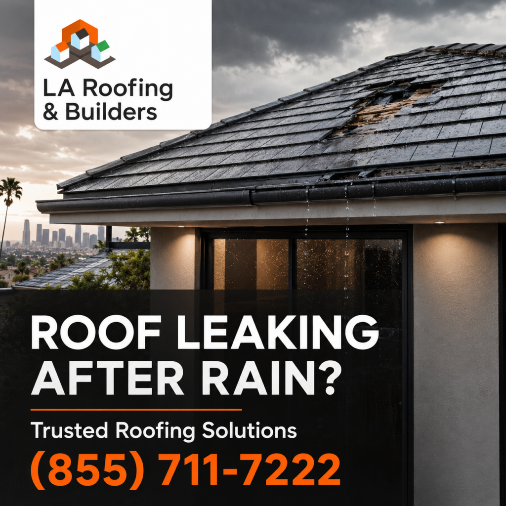 Home Roof Leaking After Rain